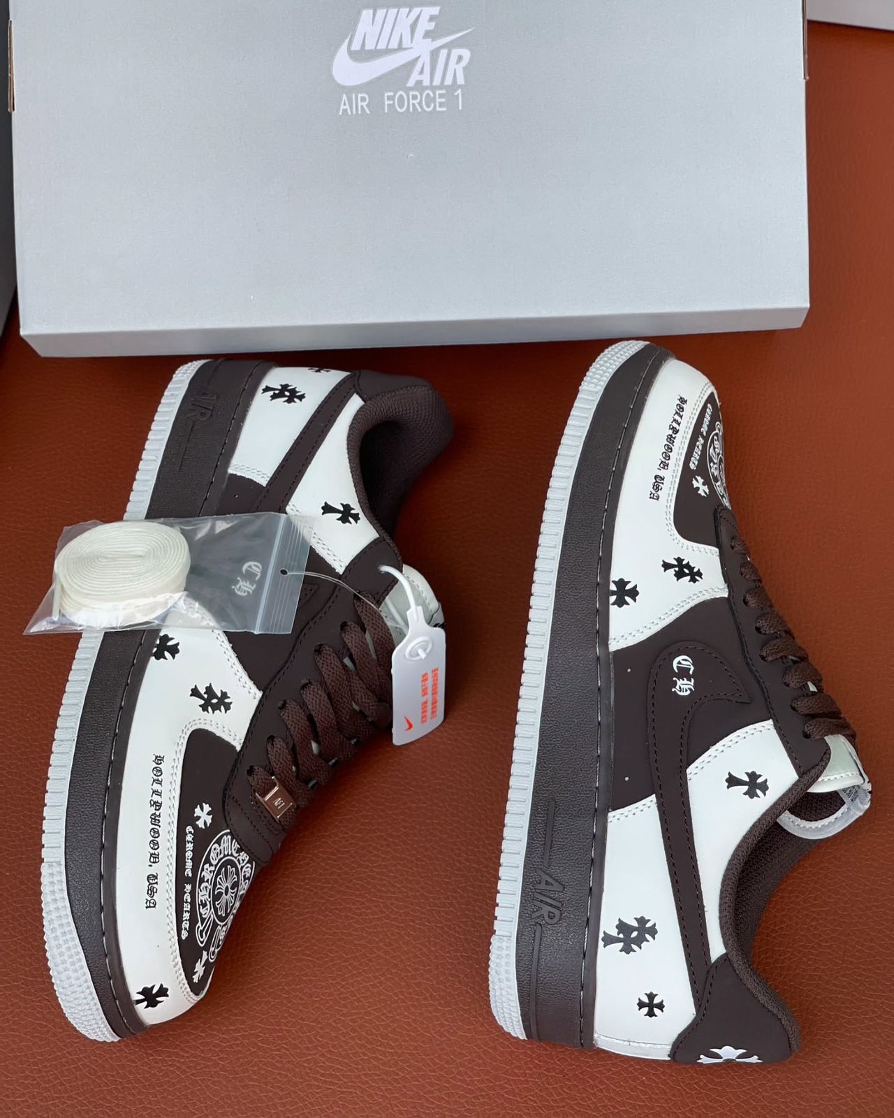 Nike Air Force 1 Chrome Hearts First Copy Shoe — Men's - Image 2