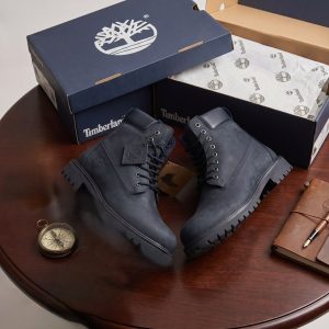 Timberland Boots Black Colour First Copy Shoe — Men's