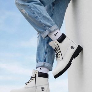 Timberland BOOTS WHITE BLACK men Shoe Photo 1