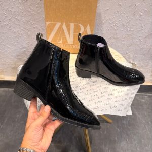 Zara Man ZARA T CROCO ZIPPY BOOTS men Shoe Photo 1