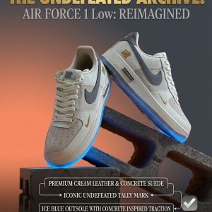 Nike AIRFORCE CUSTOM BEIGE UNDERSTAND UNDEFEATED 2025 men Shoe Photo 1