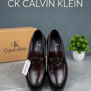 Calvin Klein New York Leather Loafers Black men Shoe Photo 1
