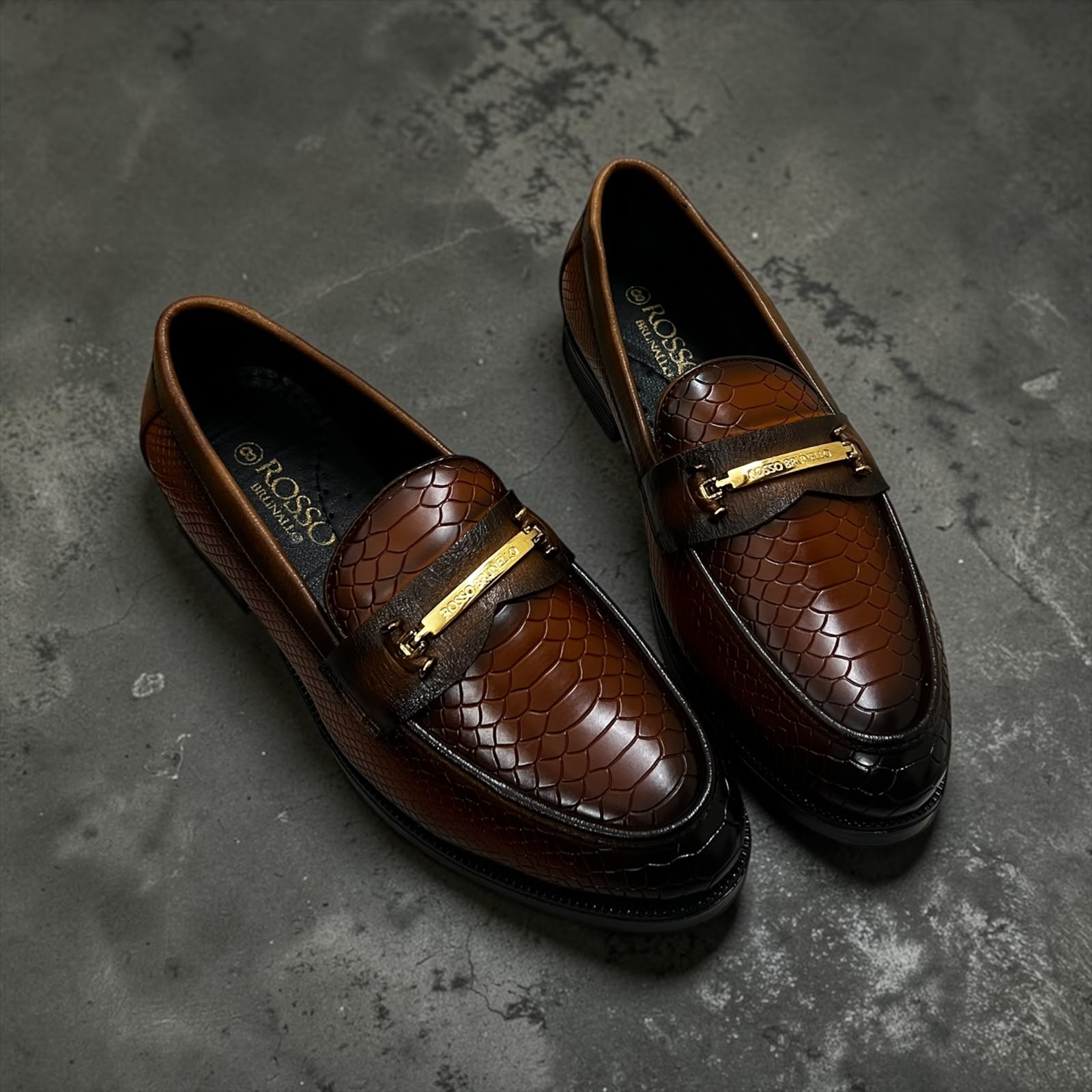 Rosso Brunello Classic Sneakers men Shoe Photo 2