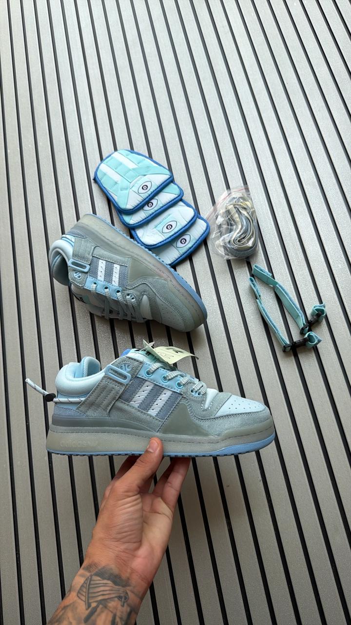 Adidas Forum Low Bad Bunny White Grey First Copy Shoe — Women's - Image 2
