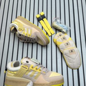 Adidas Forum Low Bad Bunny Yellow Cream First Copy Shoe — Women's
