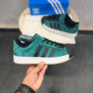 Adidas Originals Superstar XL Dark Green First Copy Shoe — Men's