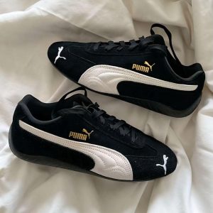Puma Speedcat OG Ballet Sneaker Black / White Formstrip / Gold Cat First Copy Shoe Photo 1
