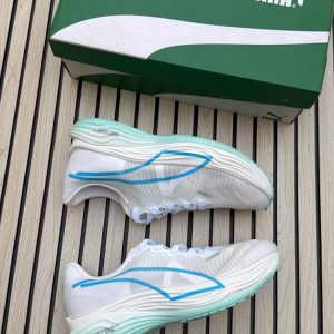 Puma Deviate Nitro Elite 3 White Mint First Copy Shoe — Men's